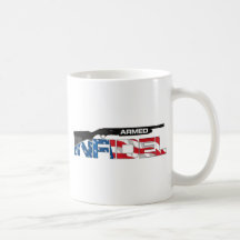 ARMED INFIDEL COFFEE MUGS