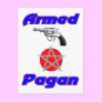 Armed Pagan Postcard
