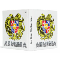 Armenia Coat of Arms 3 Ring Binder
