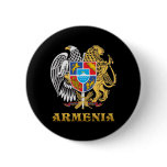 Armenia Coat Of Arms Pinback Button
