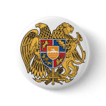 Armenia Coat of Arms Button