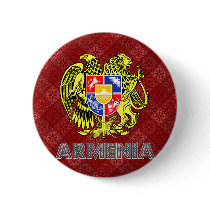 Armenia Coat of Arms Button