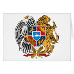Armenia Coat of Arms Greeting Cards