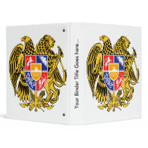 Armenia Coat of Arms detail Vinyl Binders