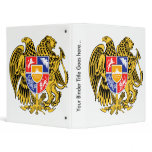 Armenia Coat of Arms detail Vinyl Binders
