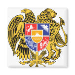 Armenia Coat of Arms detail Magnet