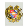 Armenia Coat of Arms detail Postcard