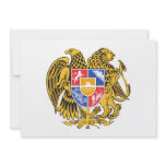 Armenia Coat of Arms Personalized Announcement