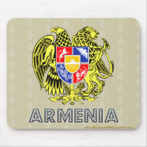Armenia Coat of Arms Mouse Pads
