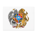 Armenia Coat of Arms postcards by FlagTshirts Armenia Coat of Arms postcards