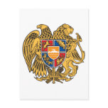 Armenia Coat of Arms Postcard