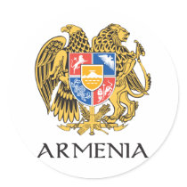 Armenia Coat of Arms Sticker