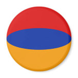 Armenia Fisheye Flag Magnet