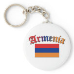 Armenia Flag 3 Color Key Chain