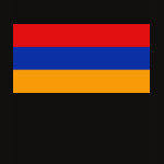 Armenia Flag Map Spaghetti Top
