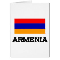 Armenia Flag Card