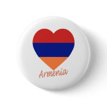 Armenia Flag Heart Pin