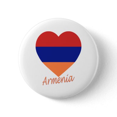 Armenia Flag Heart Pin by Vexillophile