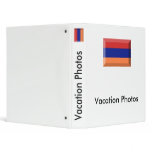Armenia Flag Jewel 3 Ring Binder