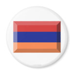 Armenia Flag Jewel Refrigerator Magnet