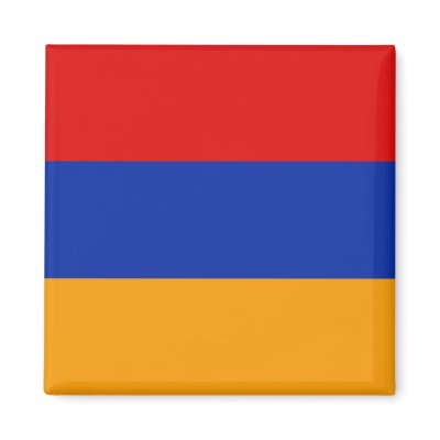 Armenia Flag Magnet by FlagAndMap