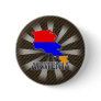 Armenia Flag Map 2.0 Pinback Buttons