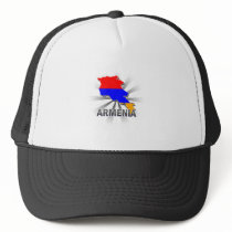 Armenia Flag Map 2.0 Trucker Hats
