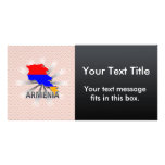 Armenia Flag Map 2.0 Photo Greeting Card
