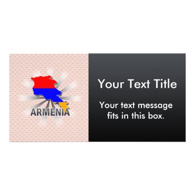 Armenia Flag Map 2.0 Photo Greeting Card by representmycountry