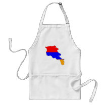 Armenia flag map apron