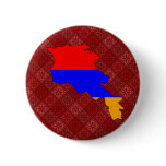 Armenia Flag Map full size Pins