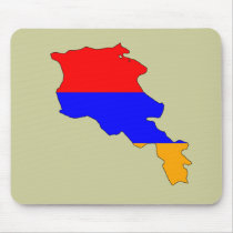 Armenia flag map mousepads by FlagStore Armenia flag map mousepads