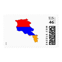Armenia flag map postage by FlagStore Armenia flag map postage