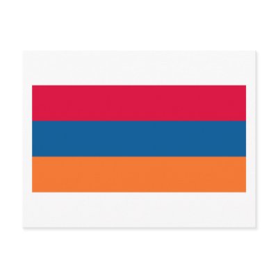 Armenia Flag Postcard by FlagTshirts