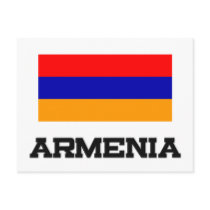 Armenia Flag Postcard