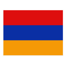 Armenia Flag Postcard