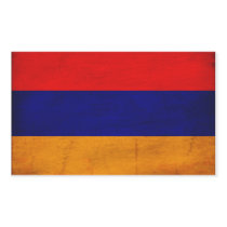 Armenia Flag Rectangle Stickers