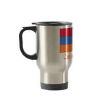Armenia Flag with Name in Armenian Coffee Mugs