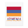 Armenia Flag & Word Postcards
