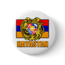 Armenia Hayastan Coat of Arms buttons