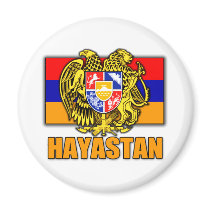 Armenia Hayastan Coat of Arms Magnets