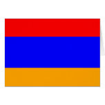 Armenia High quality Flag Greeting Card
