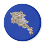 Armenia Map Magnet
