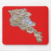 Armenia Map Mousepad by FlagAndMap Armenia Map Mousepad
