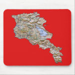 Armenia Map Mousepad