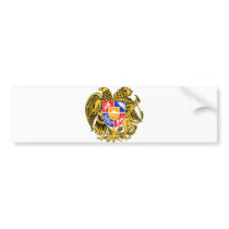 Armenia Official Coat Of Arms Heraldry Symbol Bumper Stickers