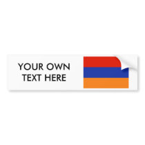 Armenia old Flag Bumper Sticker