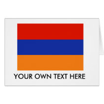 Armenia old Flag Greeting Card