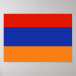 Armenia old Flag Print