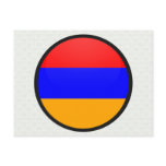 Armenia quality Flag Circle Postcard